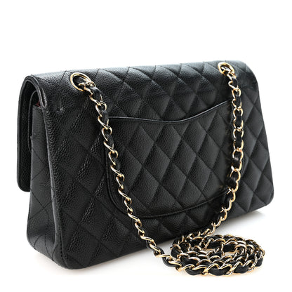 Chanel Caviar Quilted Medium Double Flap Black 3 of 10