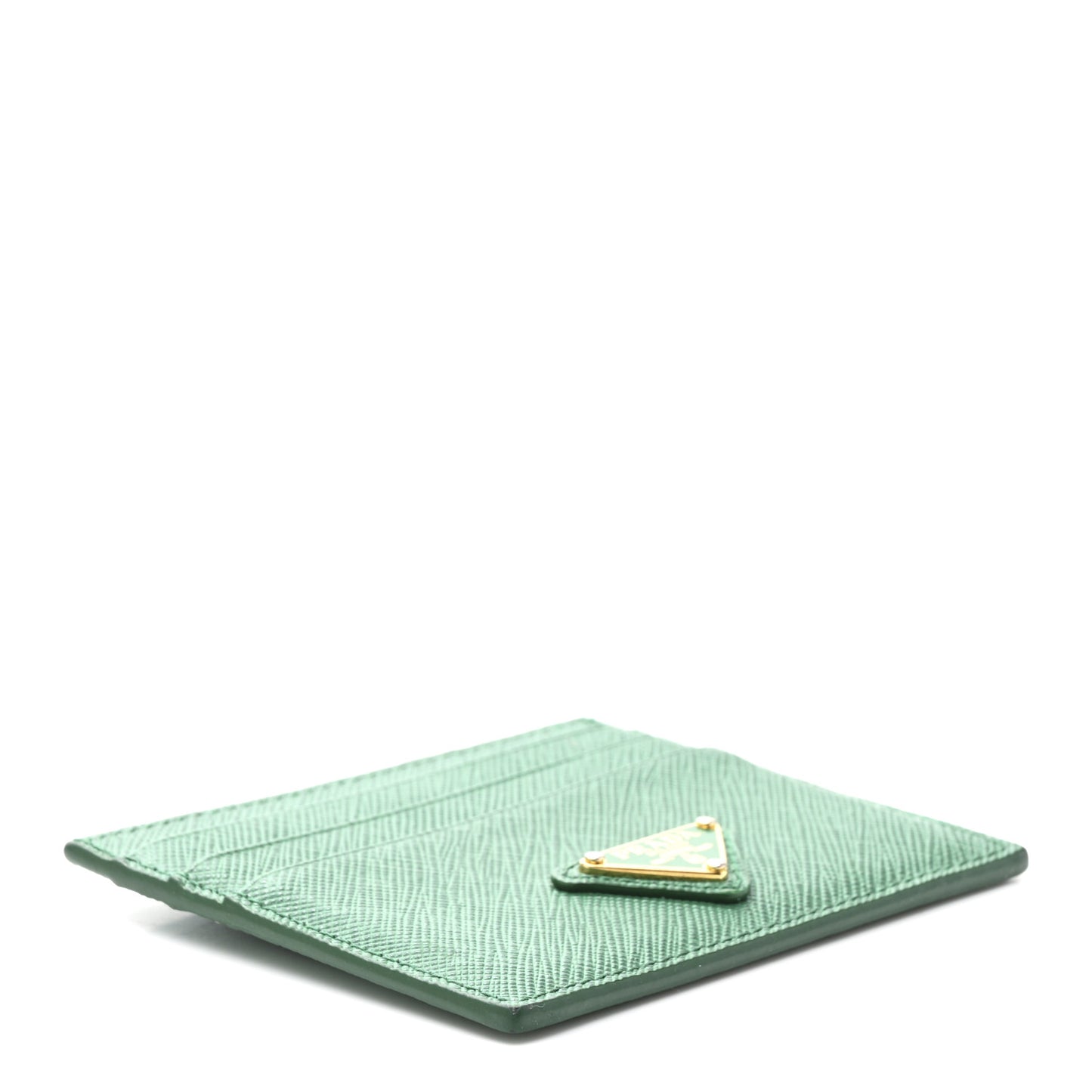 Saffiano Triangle Card Case Mango