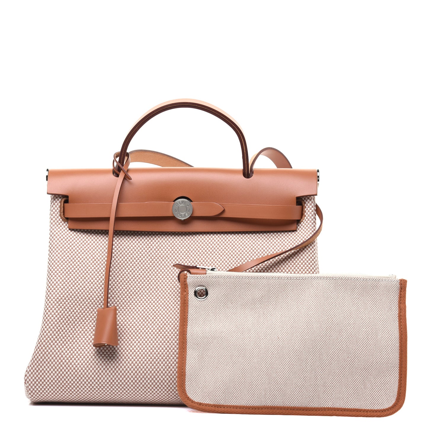 Vache Hunter Criss Viking Herbag Zip Retourne 31 PM Ecru Beige Naturel