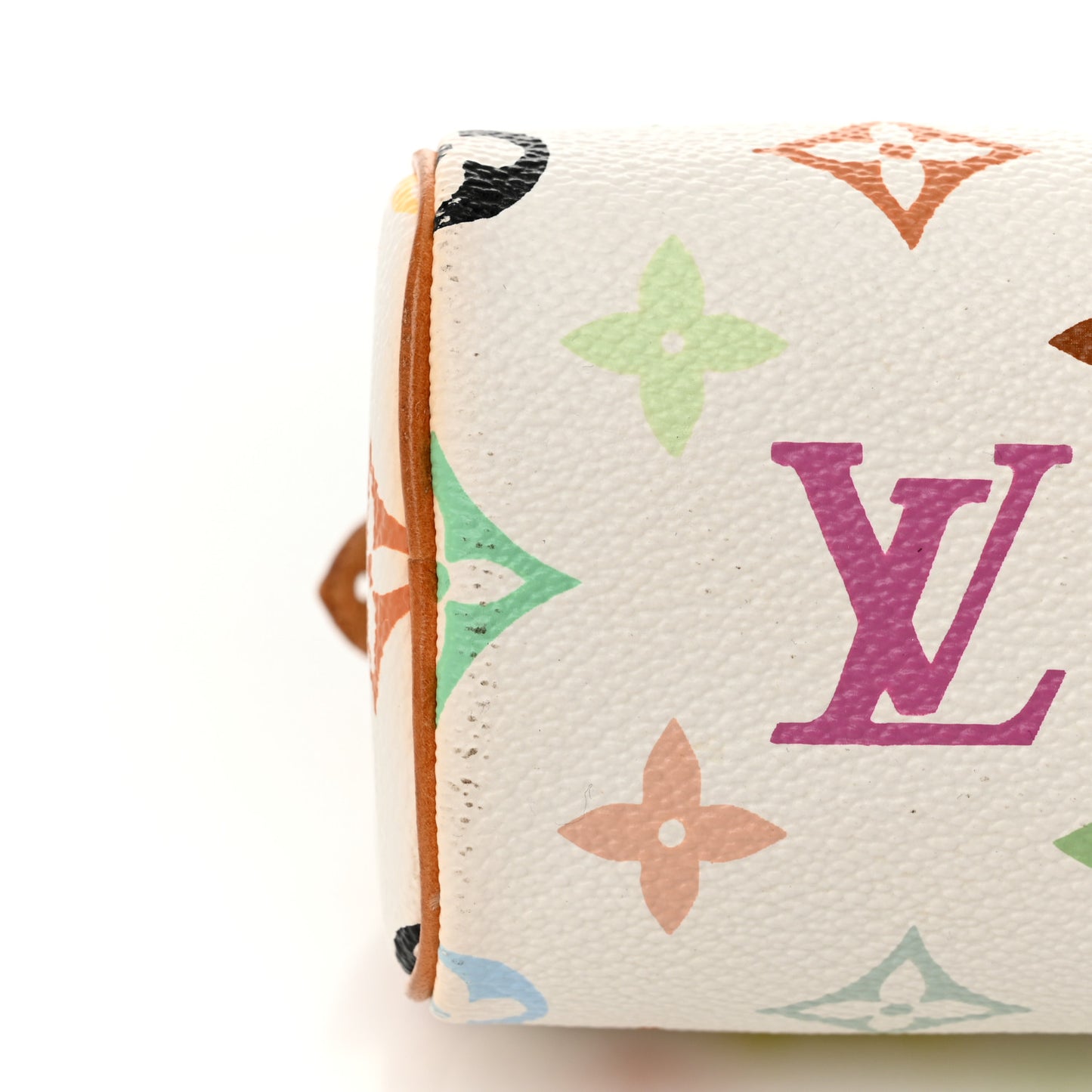 Monogram Multicolor Mini Sac HL Speedy White