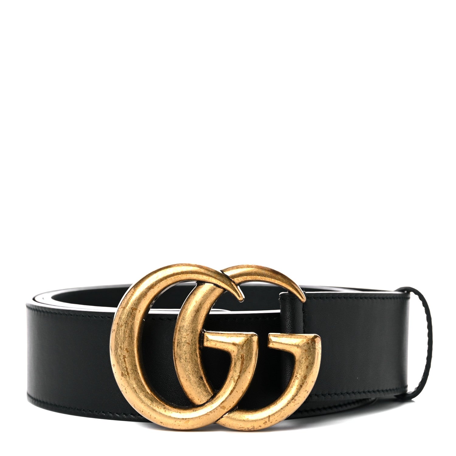 Gucci Calfskin Double G 40mm Belt 115 46 Black 1 of 8