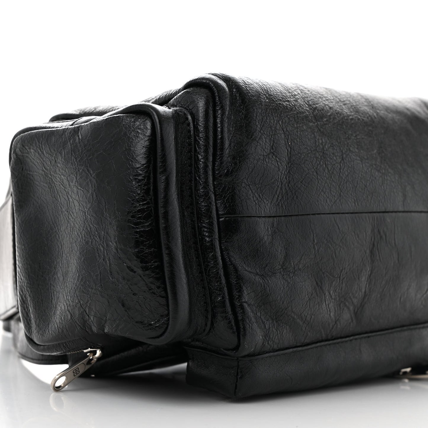 Agneau Arena Men's Superbusy Small Sling Zip Shoulder Bag Black