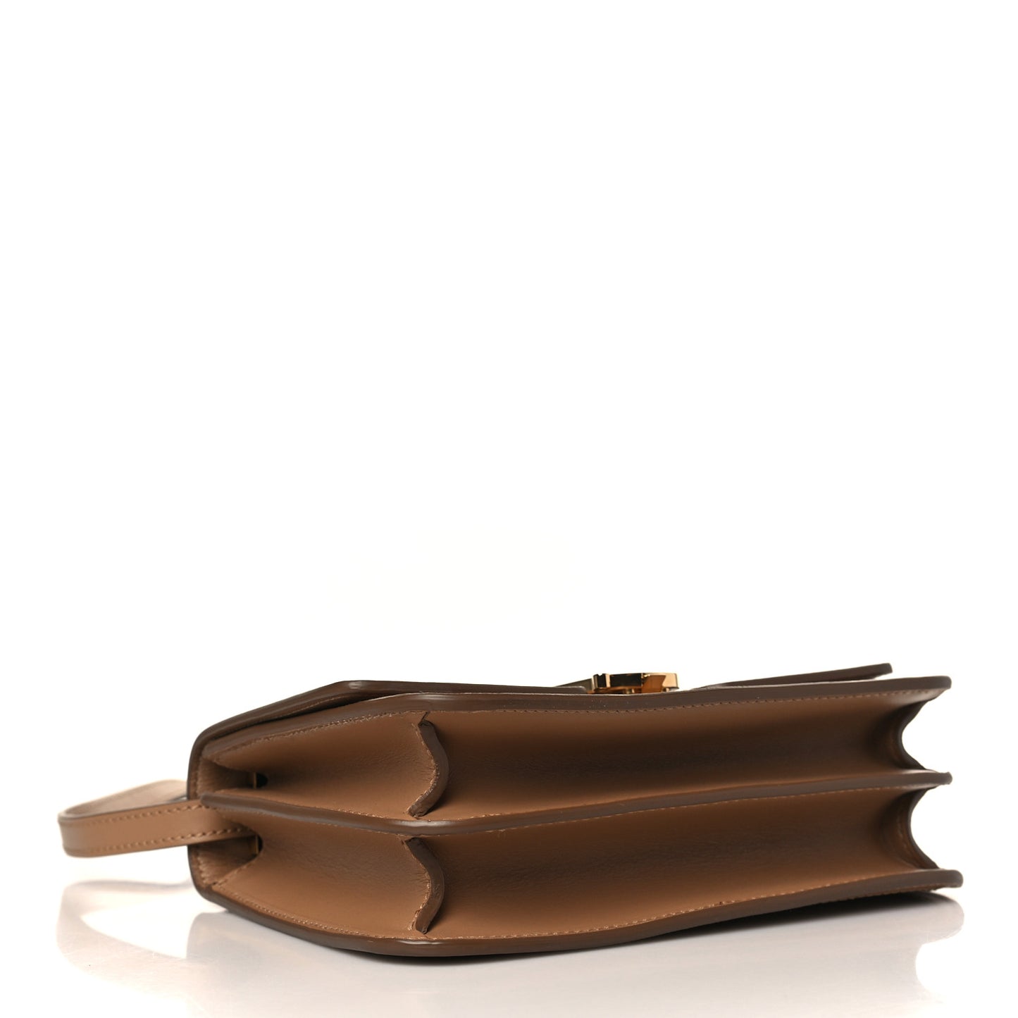 Calfskin Embossed Monogram Small TB Bag Light Camel