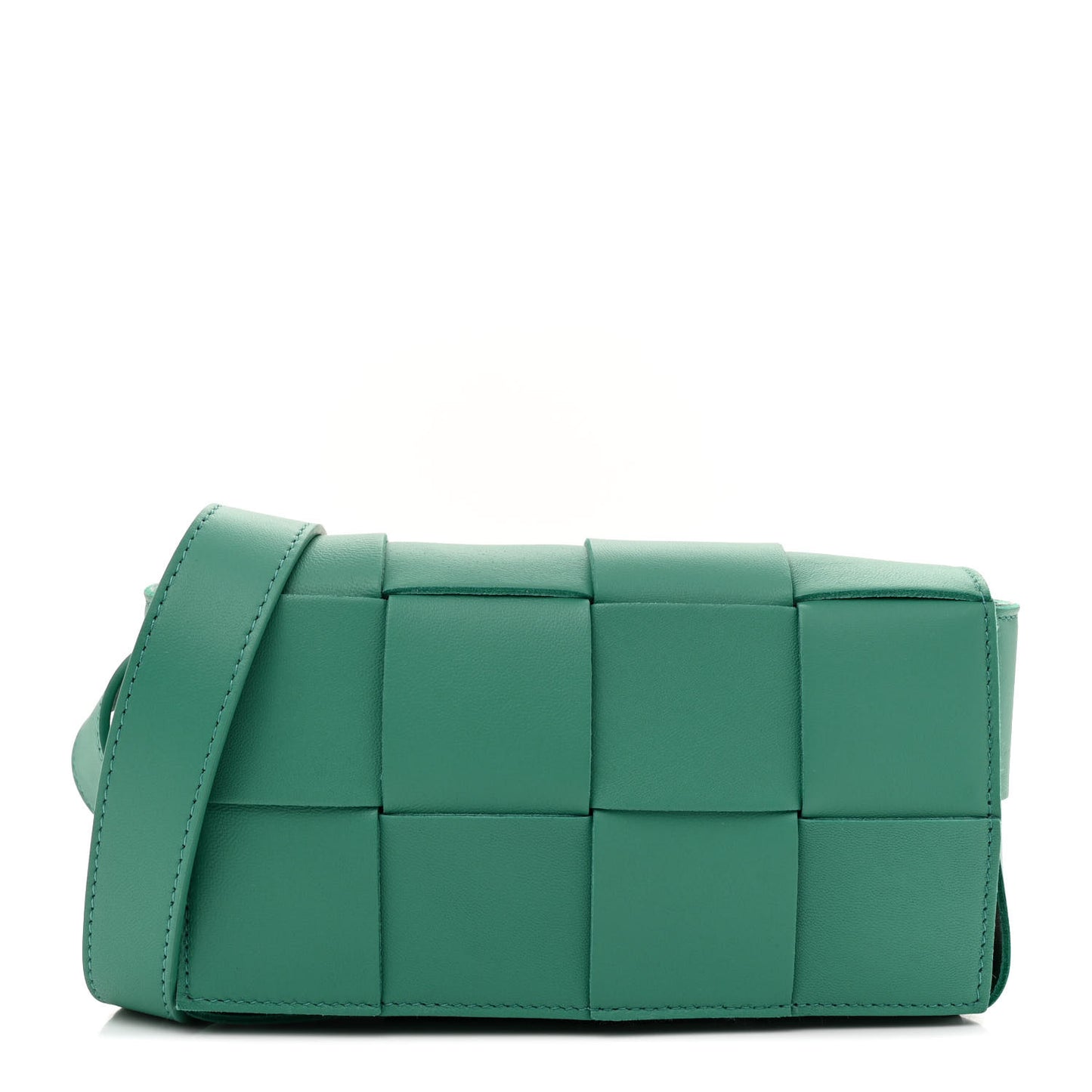 Nappa Maxi Intreccio The Belt Cassette Bag Mermaid