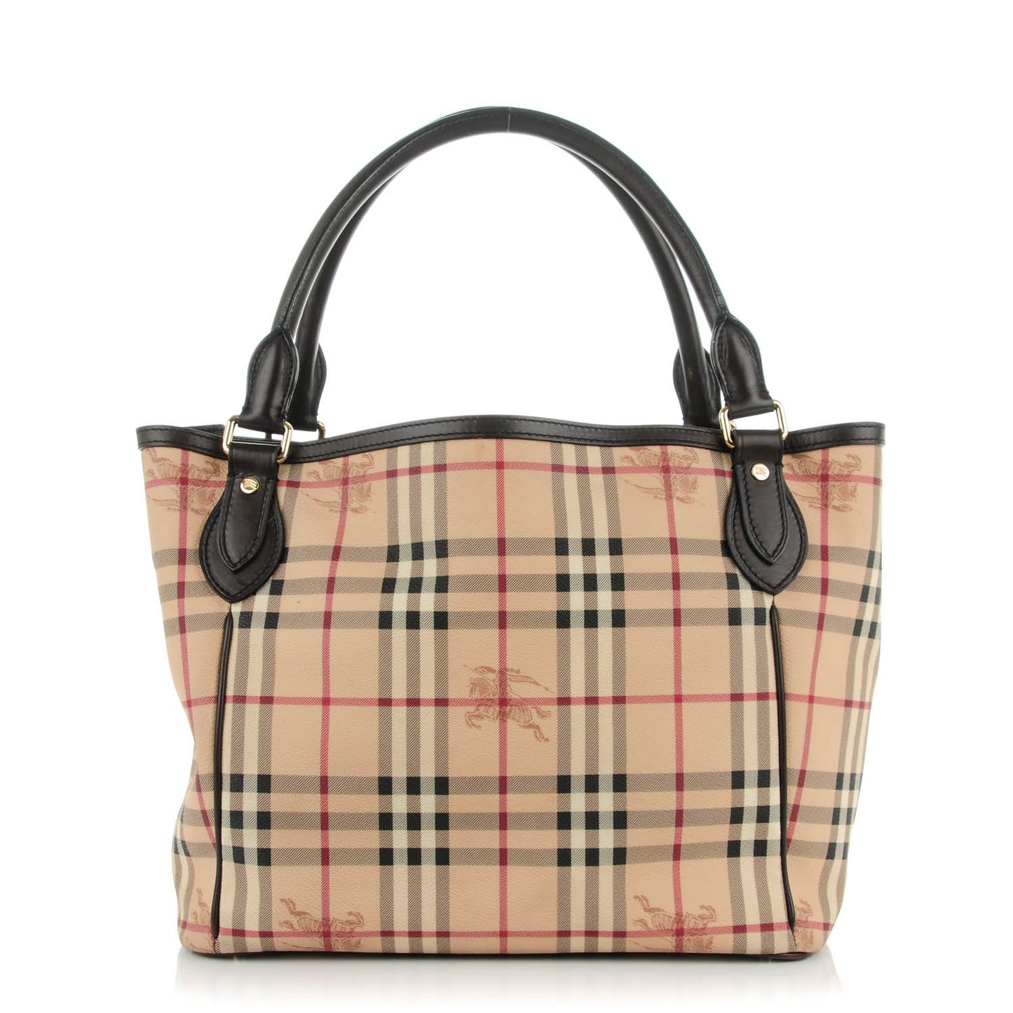 Haymarket Check Medium Tote Chocolate