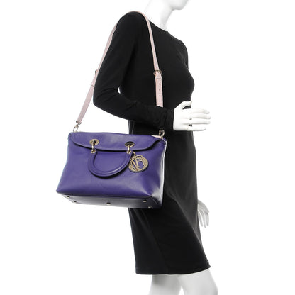 Christian Dior Calfskin Granville Tote Purple 2 of 13