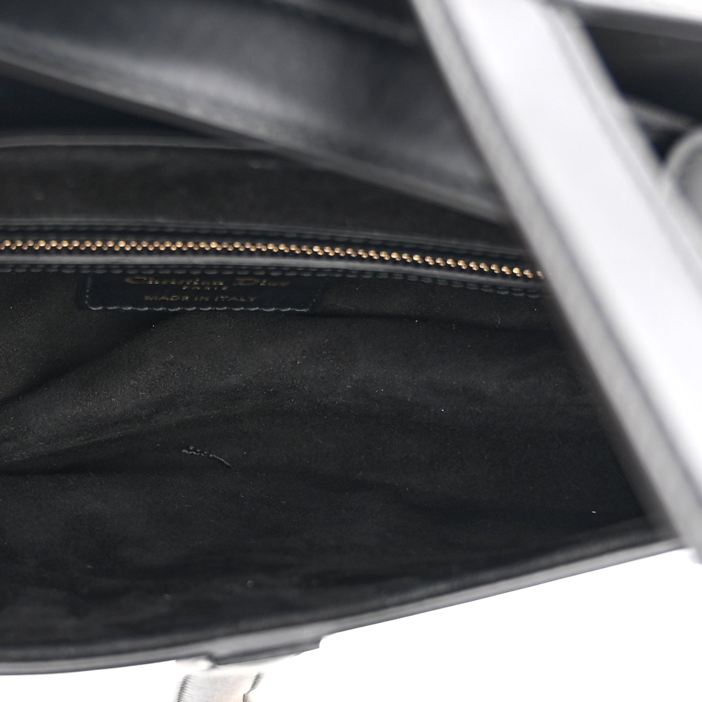 Calfskin Saddle Bag Black