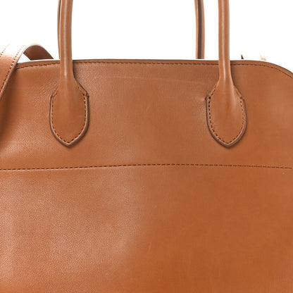 The Row Polished Saddle Calfskin Soft Margaux 12 Cuir 7 of 9