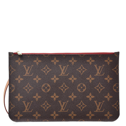Louis Vuitton Monogram Neverfull MM GM Pochette Cherry 1 of 7