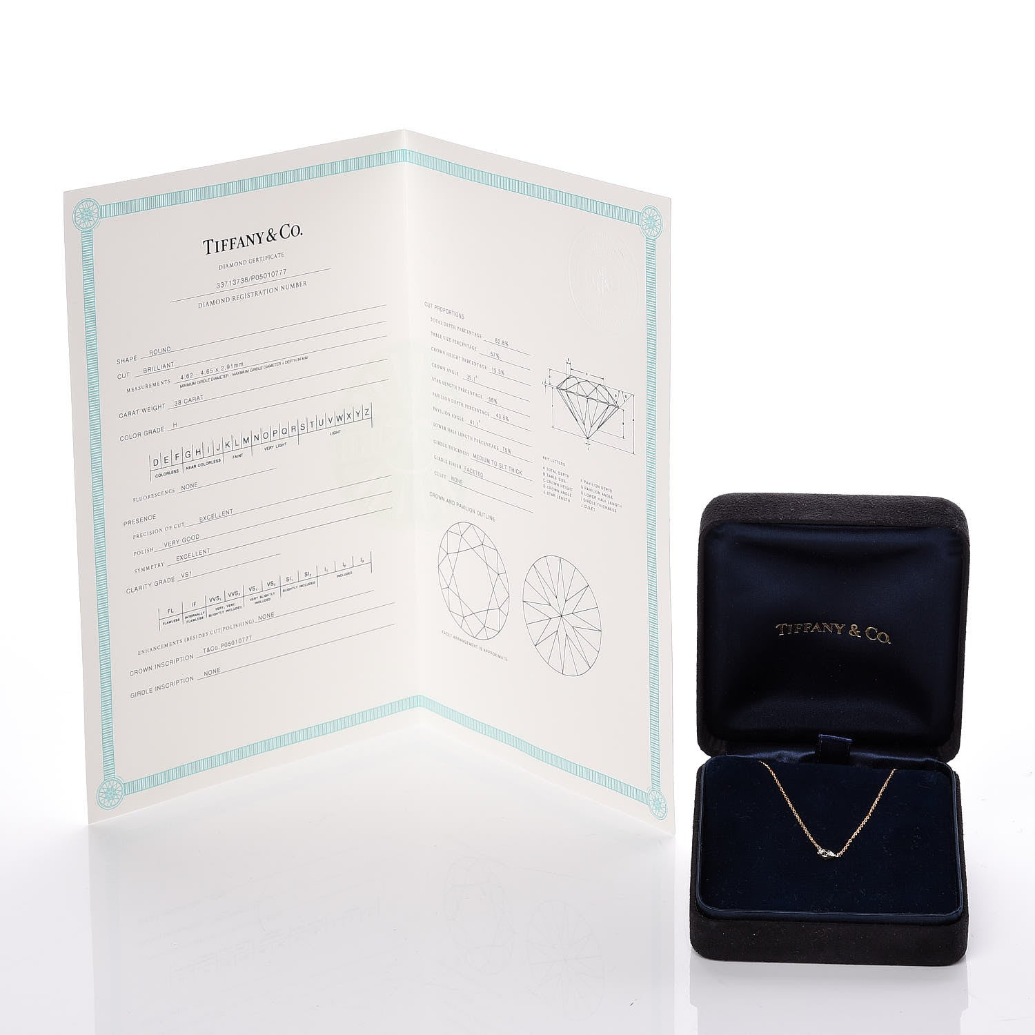 Tiffany 18K Yellow Gold Diamond .37ct Elsa Peretti Diamonds by the Yard Pendant Necklace 6 of 6