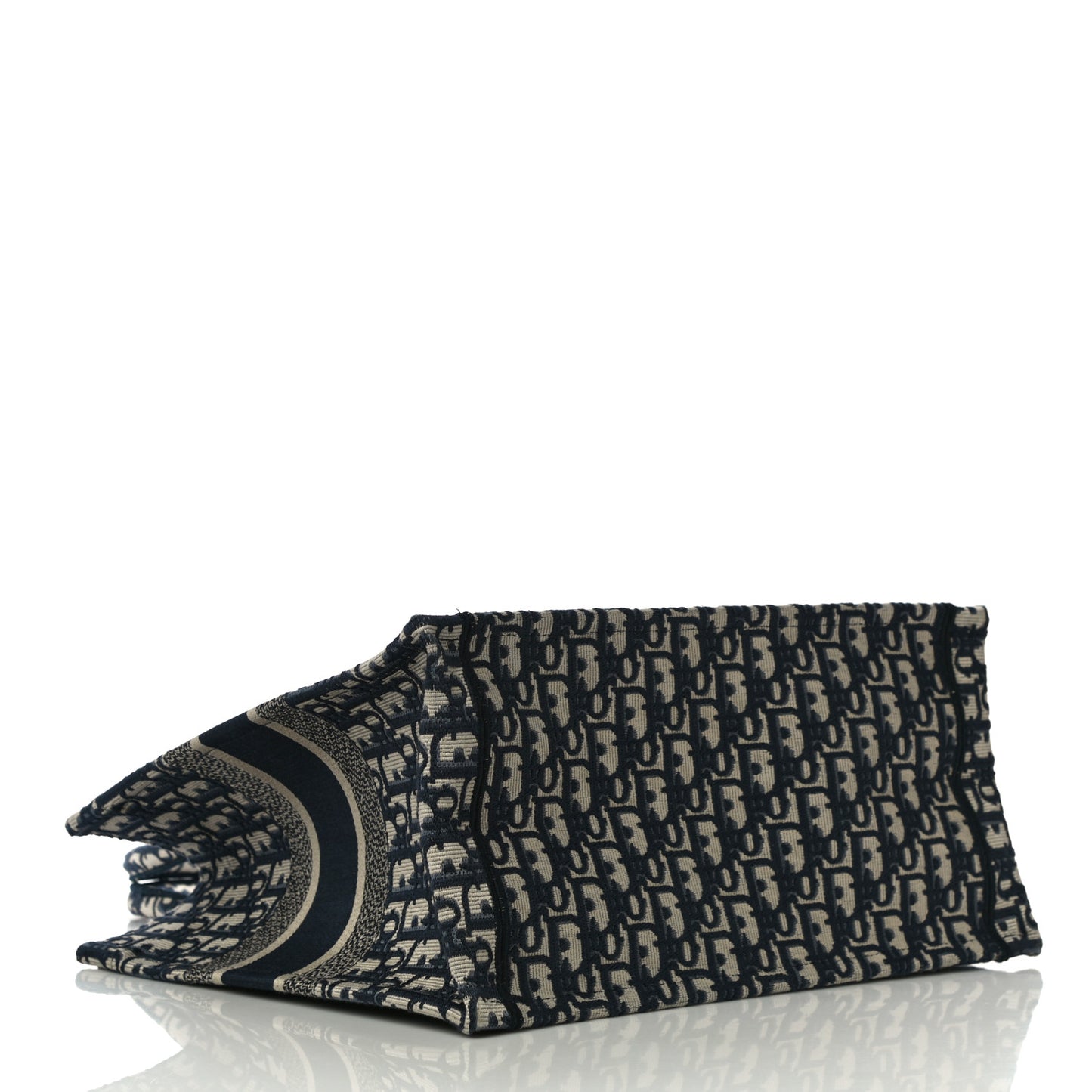 Oblique Medium Book Tote Blue Multicolor