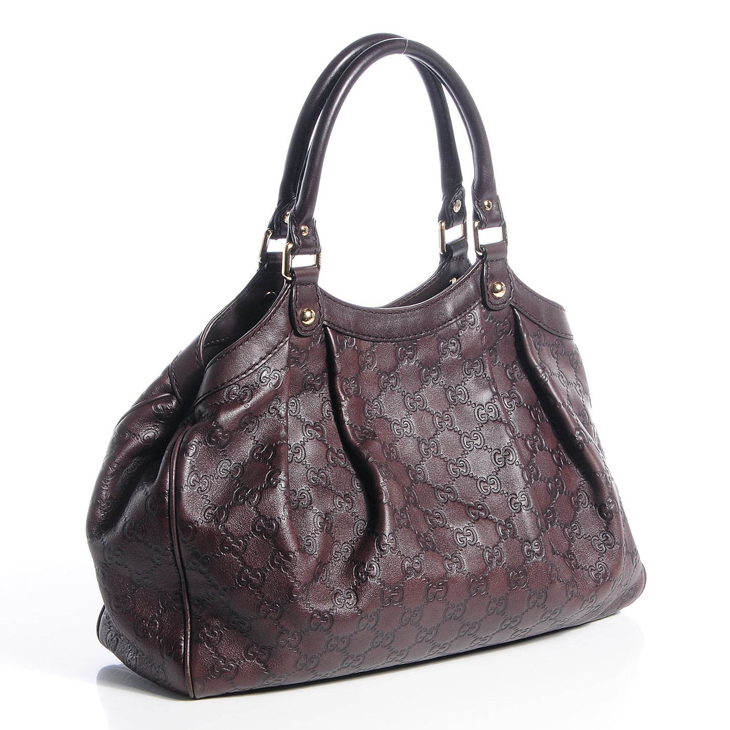 Guccissima Medium Sukey Tote Brown