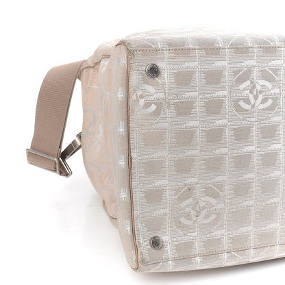 Chanel Nylon Small Travel Duffle Beige 9 of 26