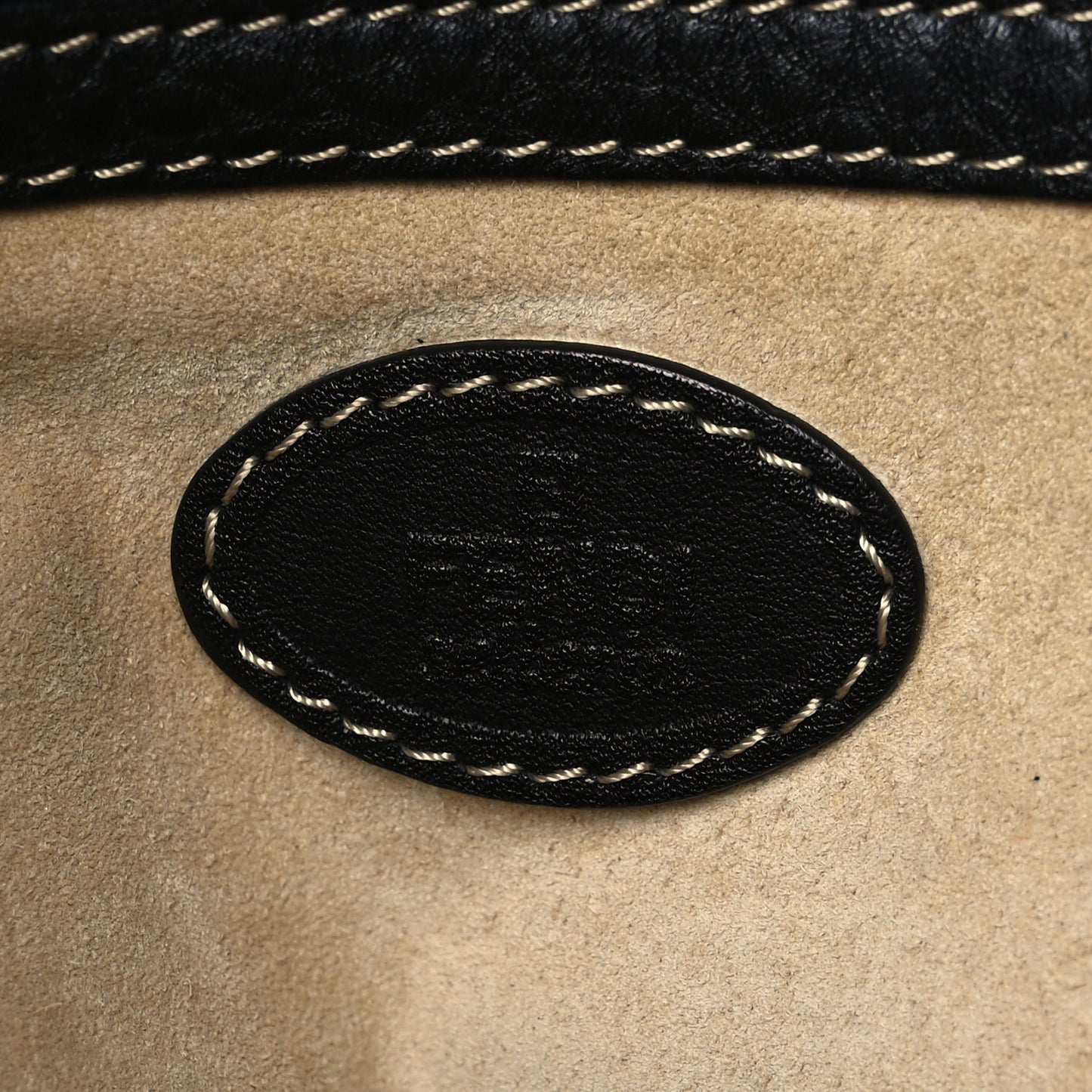 Calfskin Romano Selleria Small Bucket Black