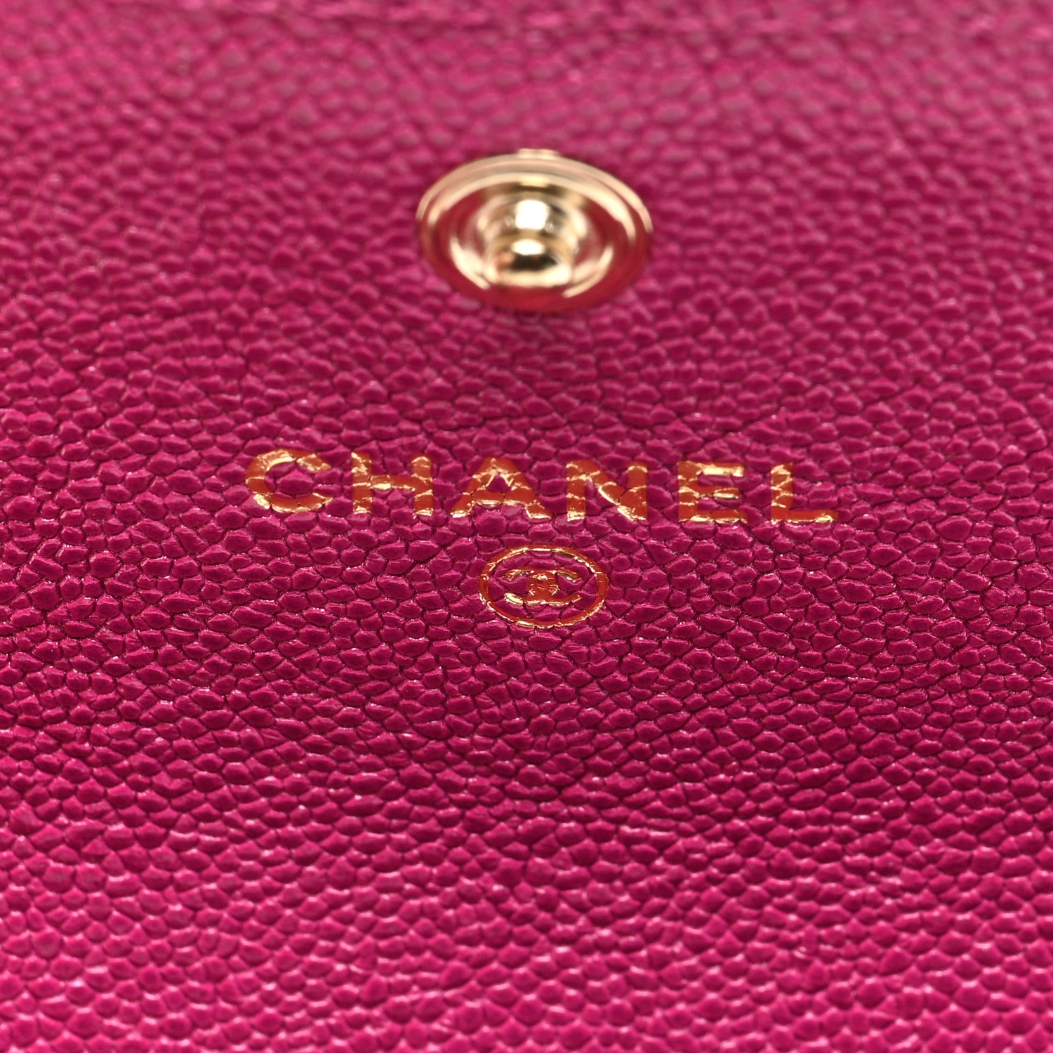 Chanel Caviar Quilted Boy Flap Card Holder Wallet Fuchsia 6 of 7