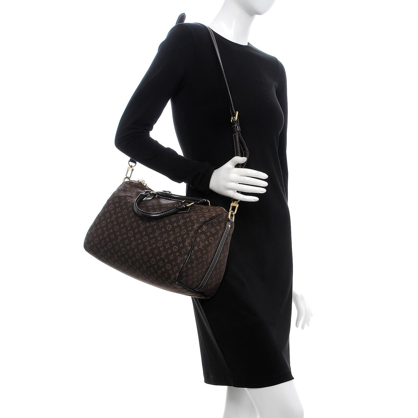 Monogram Idylle Speedy Bandouliere 30 Fusain
