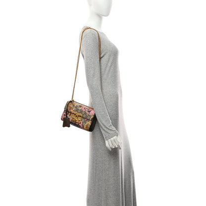 Gucci GG Supreme Monogram Bengal Small Padlock Shoulder Bag Beige Pink 2 of 11