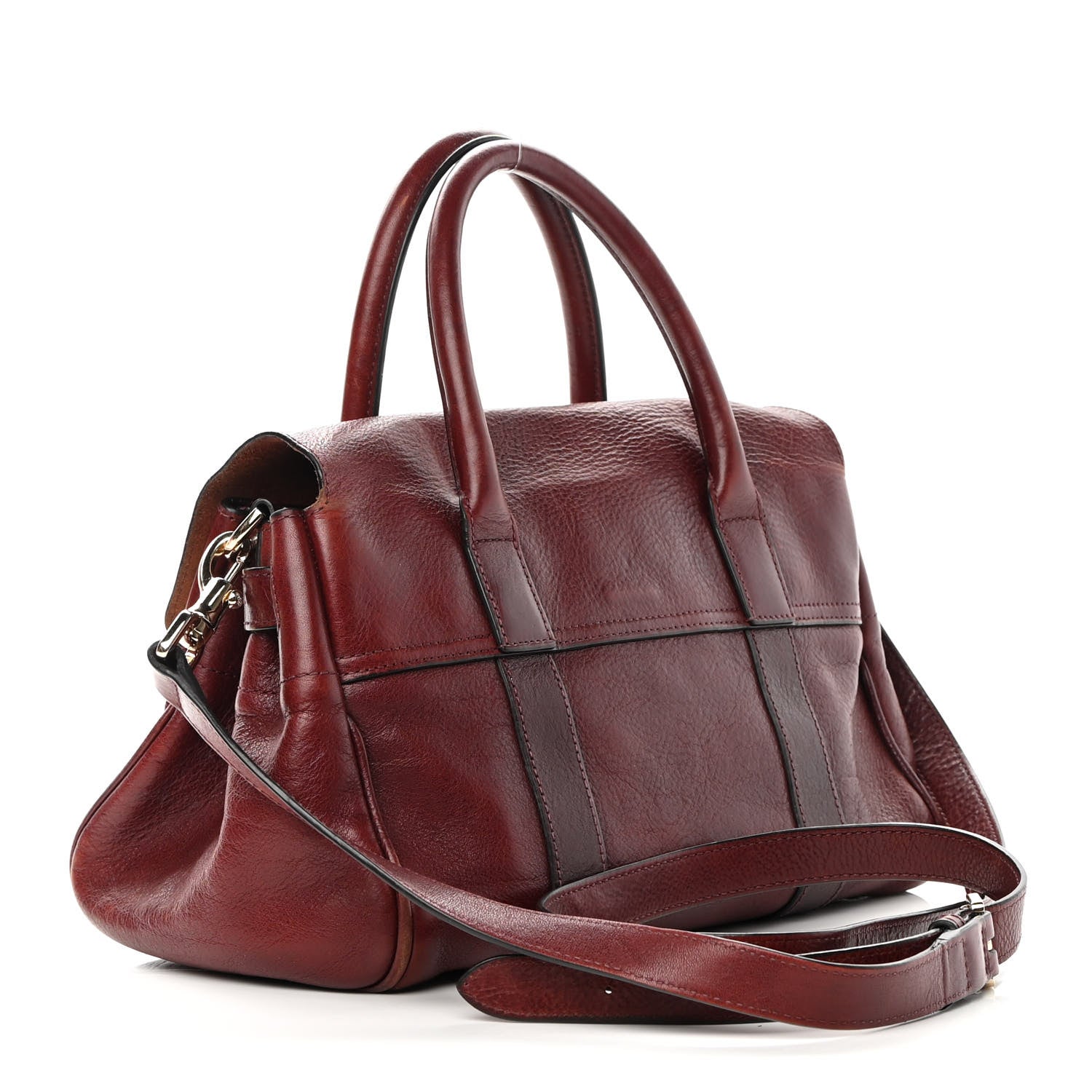 Mulberry Soft Grain Calfskin Small Bayswater Oxblood 2 of 24