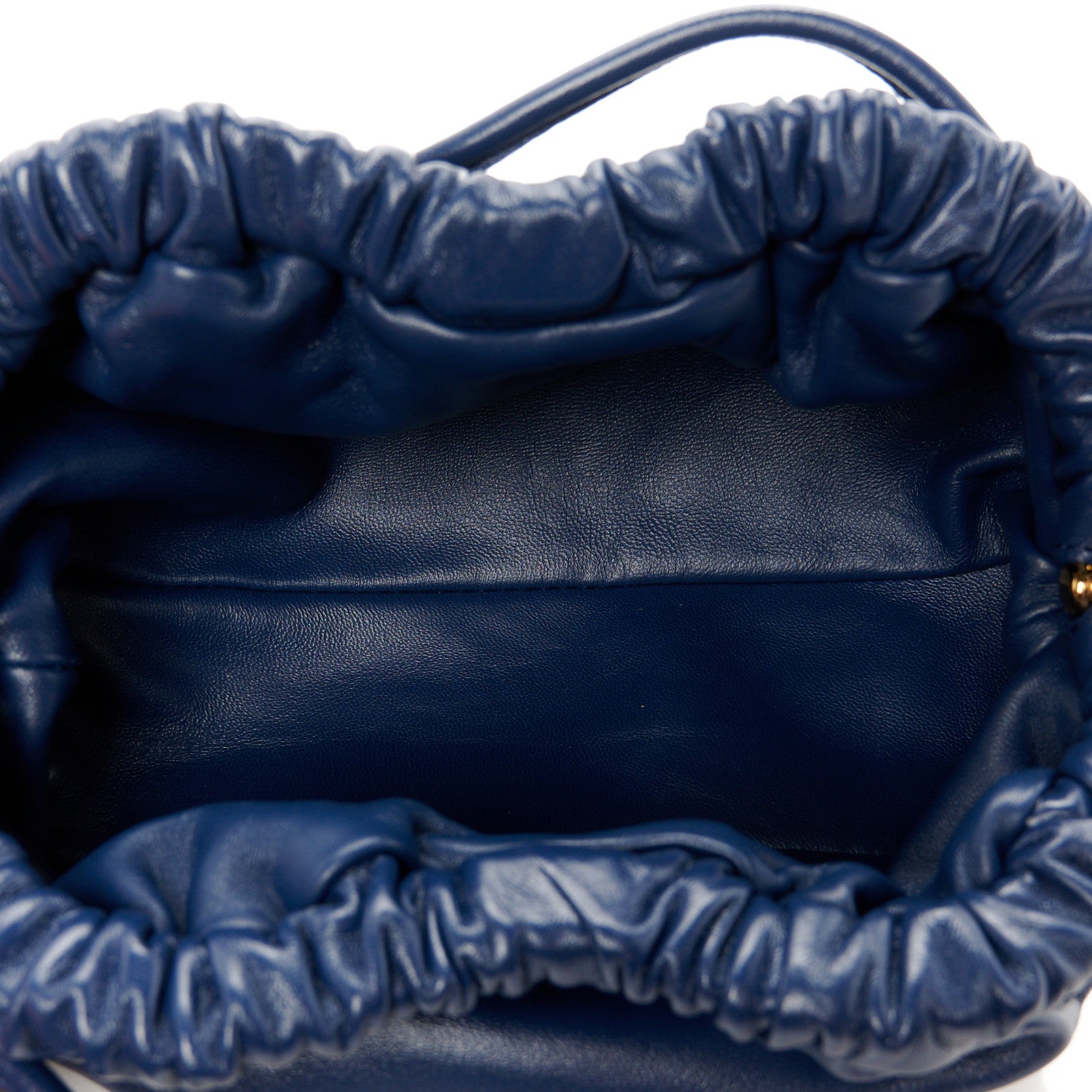 Mansur Gavriel Lambskin Mini Cloud Clutch Blue 5 of 10
