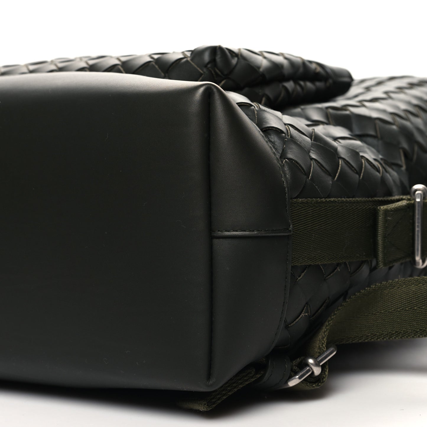 Calfskin Intrecciato Hydrology Backpack Camping Green