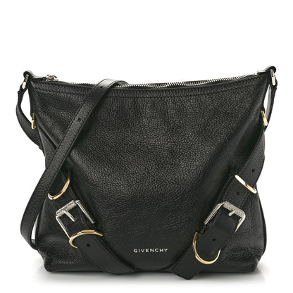 Givenchy Crinkled Calfskin Small Voyou Bag Black 1 of 12
