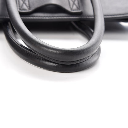 Celine Shrunken Lambskin Micro Bi-Color Luggage Black White 24 of 24