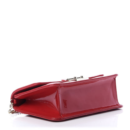 Christian Dior Patent Cannage Miss Dior Promenade Pouch Red 4 of 11