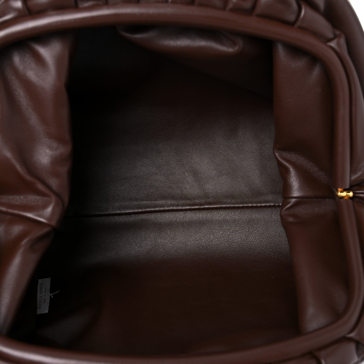 Bottega Veneta Smooth Butter Calf The Pouch Oversized Clutch Brownie 5 of 9