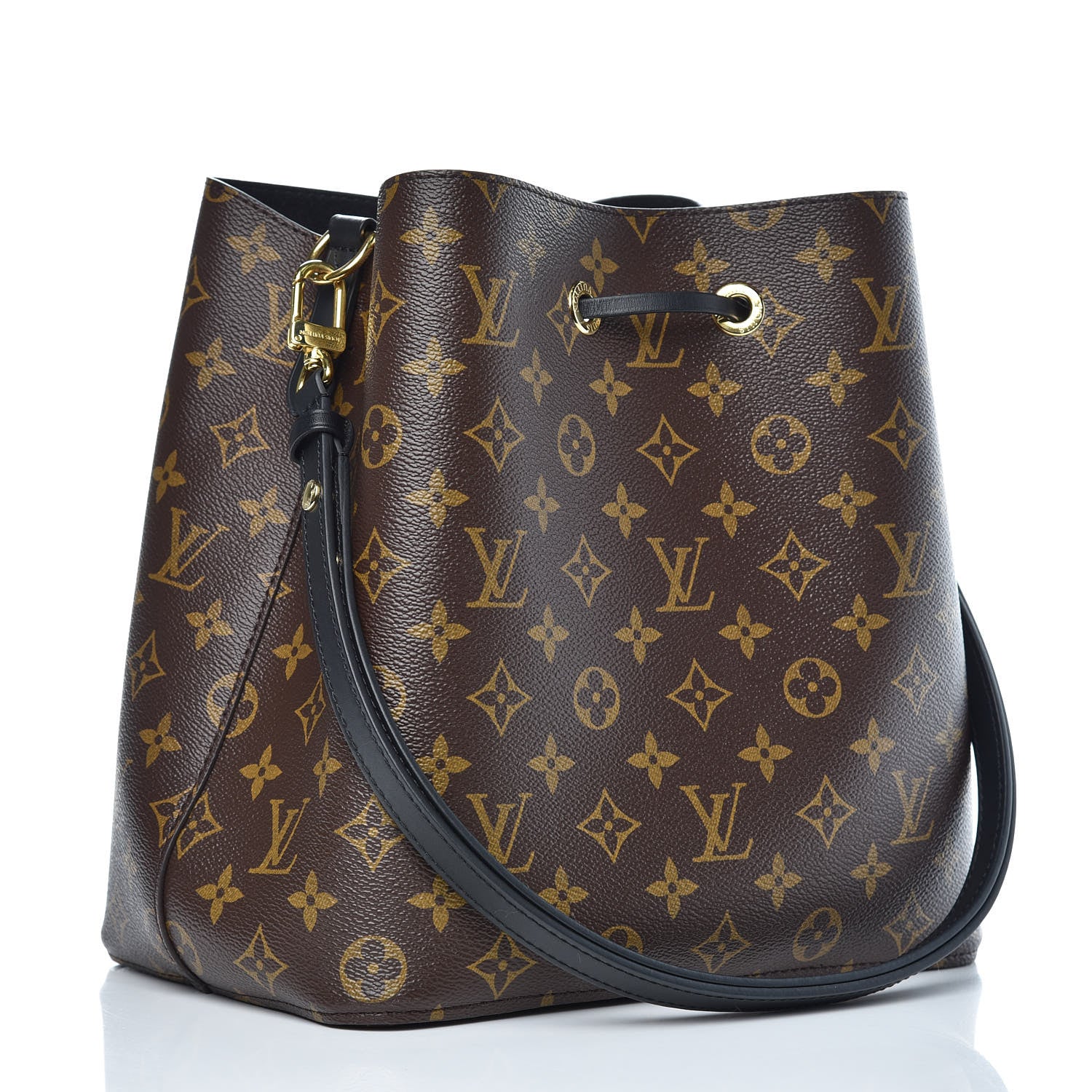 Louis Vuitton Monogram Neonoe MM Black 3 of 8