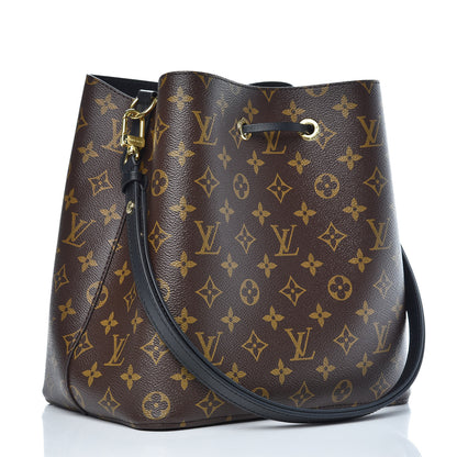Louis Vuitton Monogram Neonoe MM Black 3 of 8