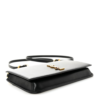 Saint Laurent Smooth Calfskin Monogram Phone Holder Crossbody Black 4 of 10