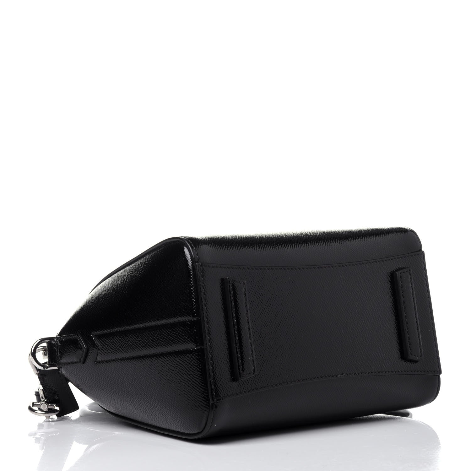 Givenchy Textured Patent Calfskin Mini Antigona Black 5 of 11