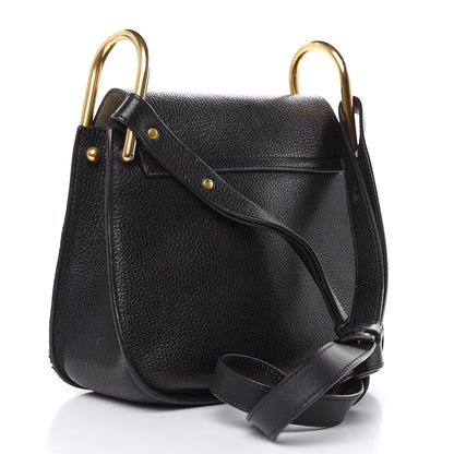Chloe Grained Calfskin Small Hudson Tassel Shoulder Bag Black 3 of 19