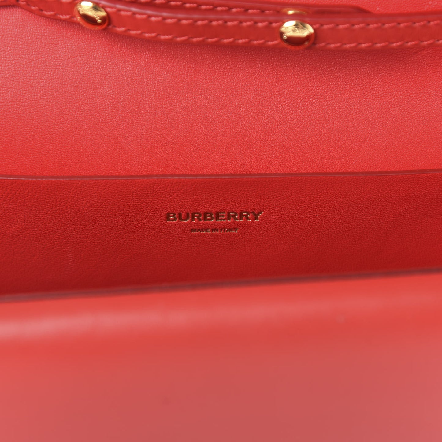 Calfskin Small TB Envelope Chain Clutch Bag Bright Red