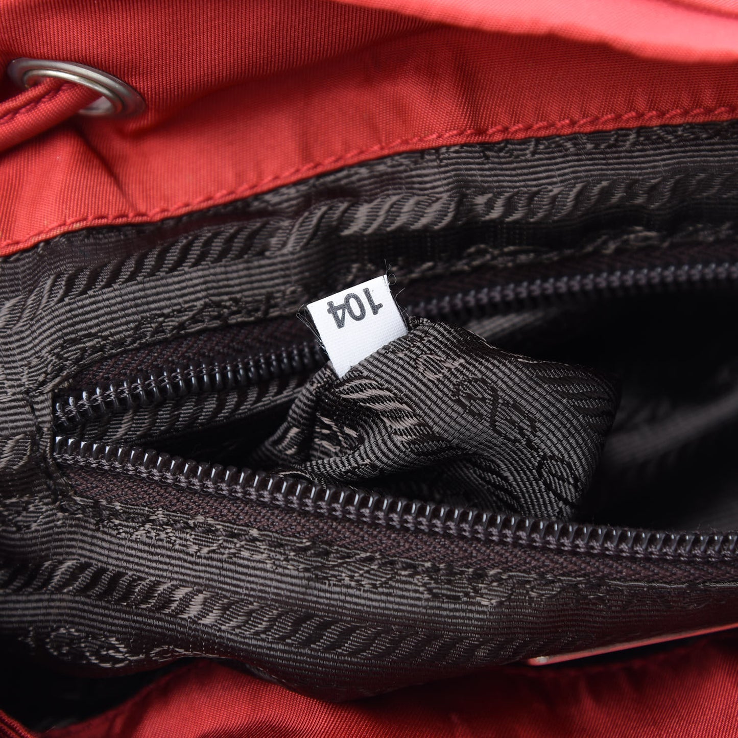 Nylon Vela Small Backpack Rosso