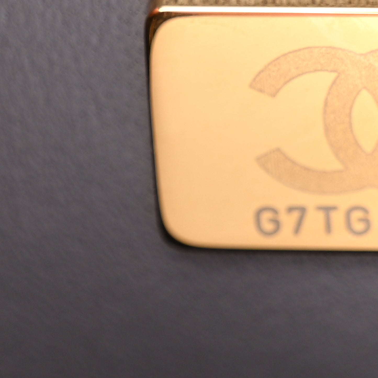 Lambskin Quilted Mini Chain Top Handle Rectangular Flap Grey