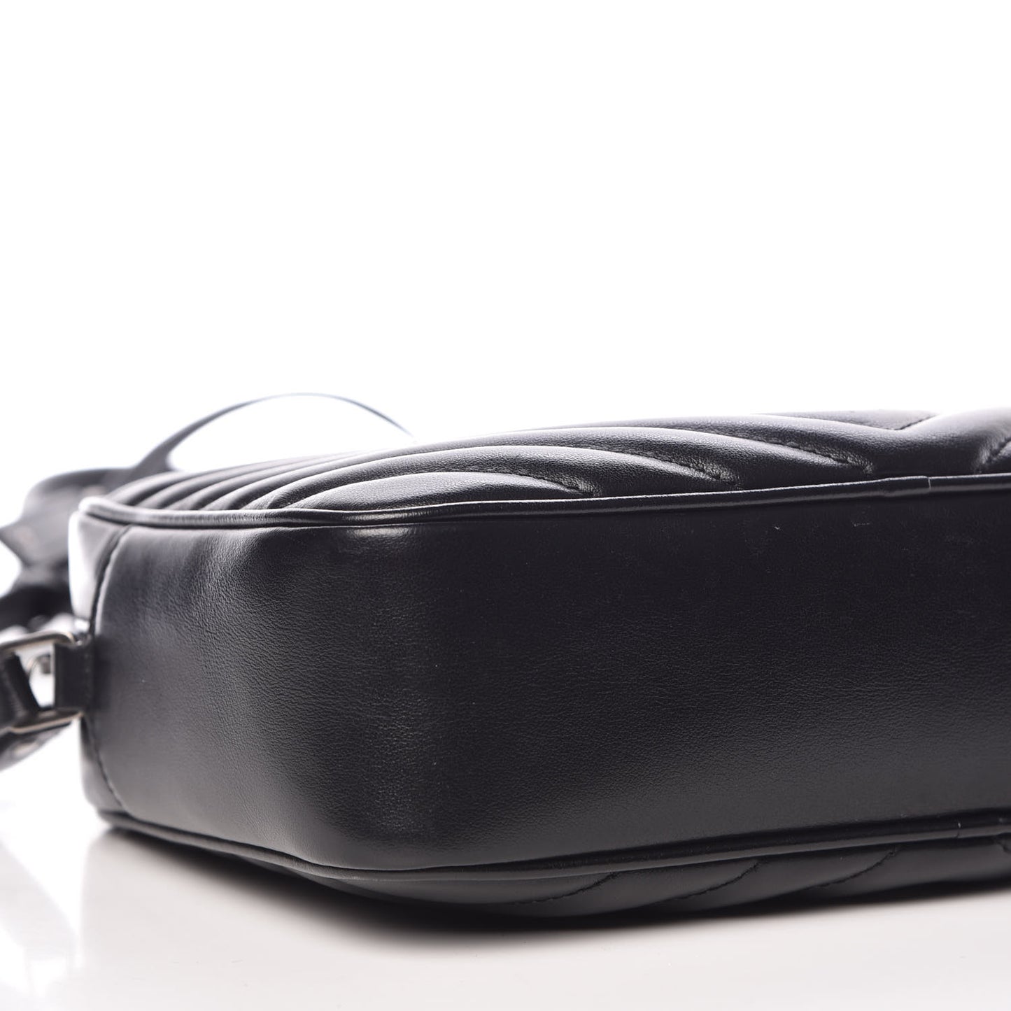 Calfskin Matelasse Monogram Lou Camera Bag Black