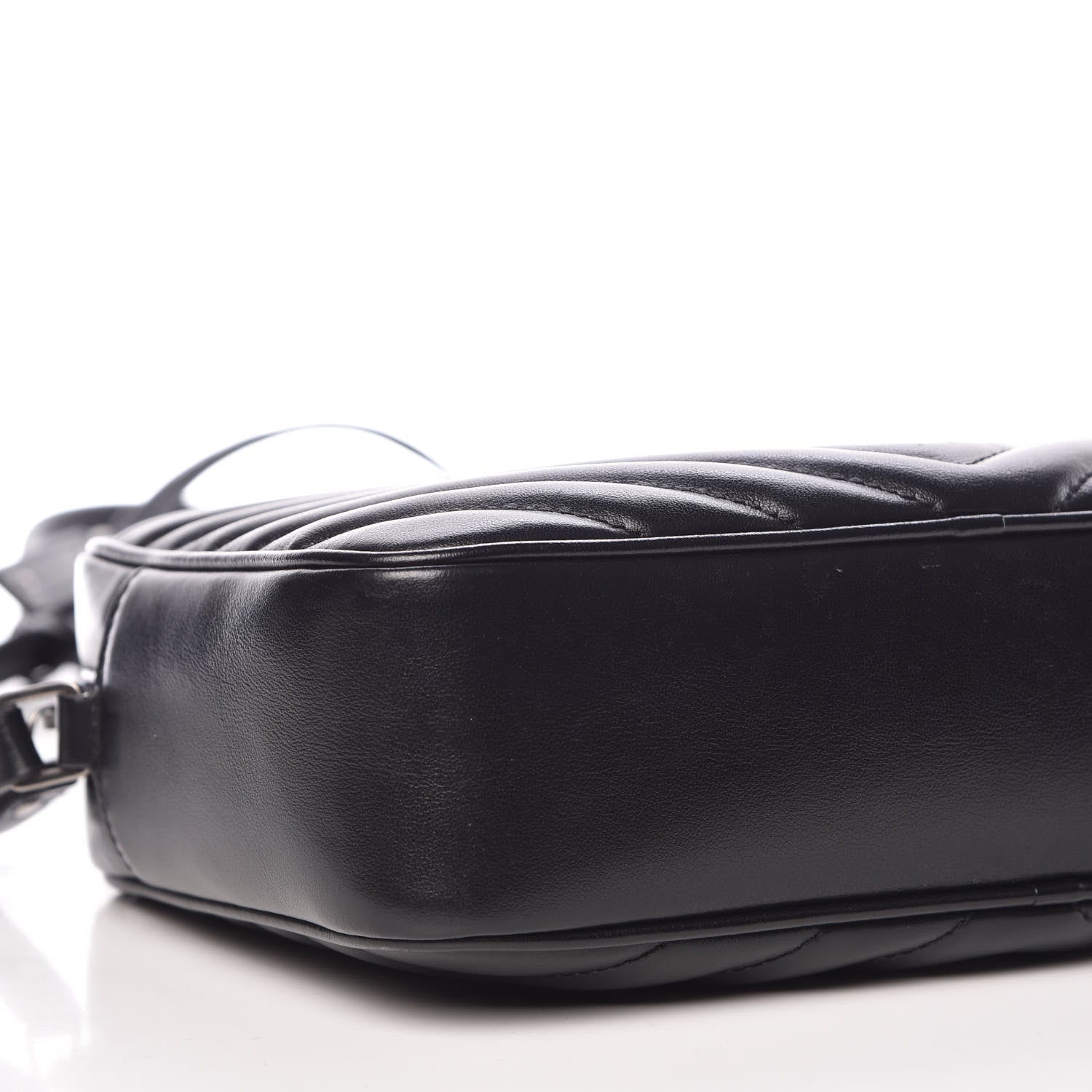 Saint Laurent Calfskin Matelasse Monogram Lou Camera Bag Black 8 of 9