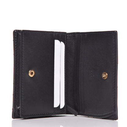 Gucci Calfskin Matelasse GG Marmont Card Case Wallet Black 5 of 10