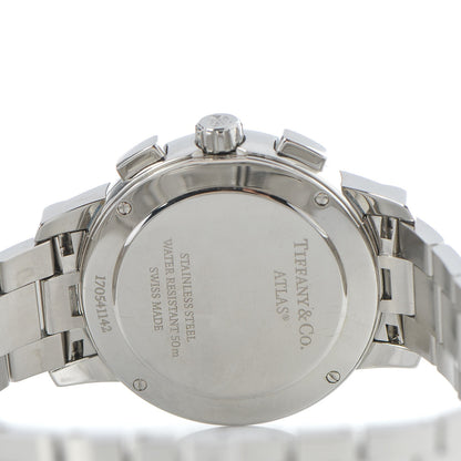 Tiffany Stainless Steel 36mm Atlas Dome Chronograph Quartz Watch 13 of 14