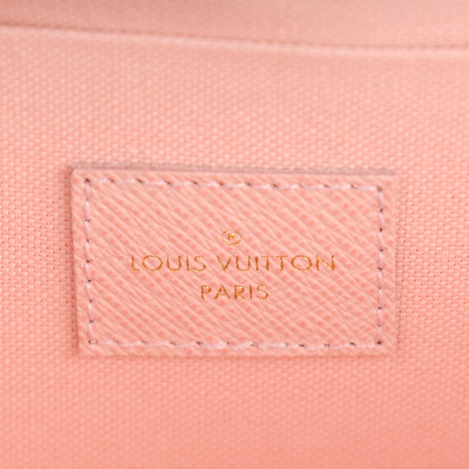 Louis Vuitton Damier Azur Pochette Felicie Chain Wallet Rose Ballerine 6 of 10