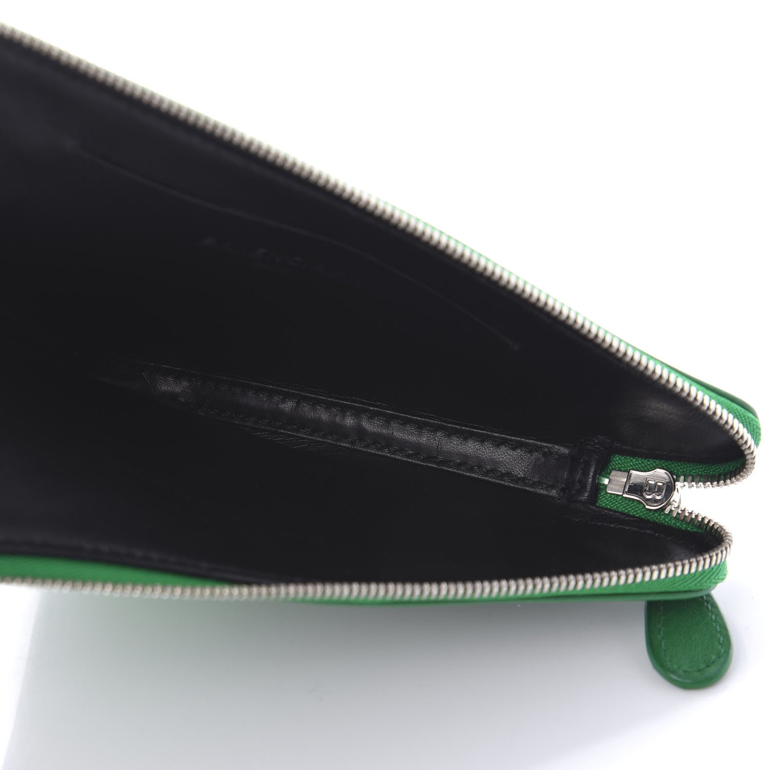 Balenciaga Shiny Day Calfskin Triangle Pouch S Vert Irlandais 5 of 10