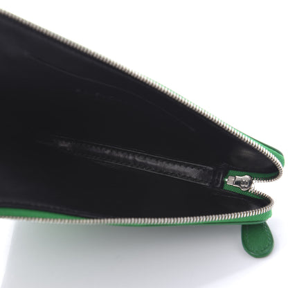 Balenciaga Shiny Day Calfskin Triangle Pouch S Vert Irlandais 5 of 10