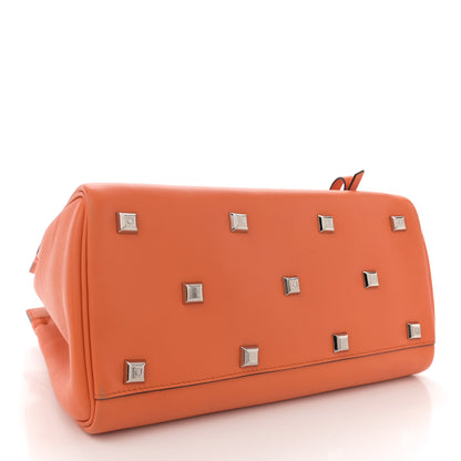 Salvatore Ferragamo Calfskin Medium Studio Bag Orange 5 of 12