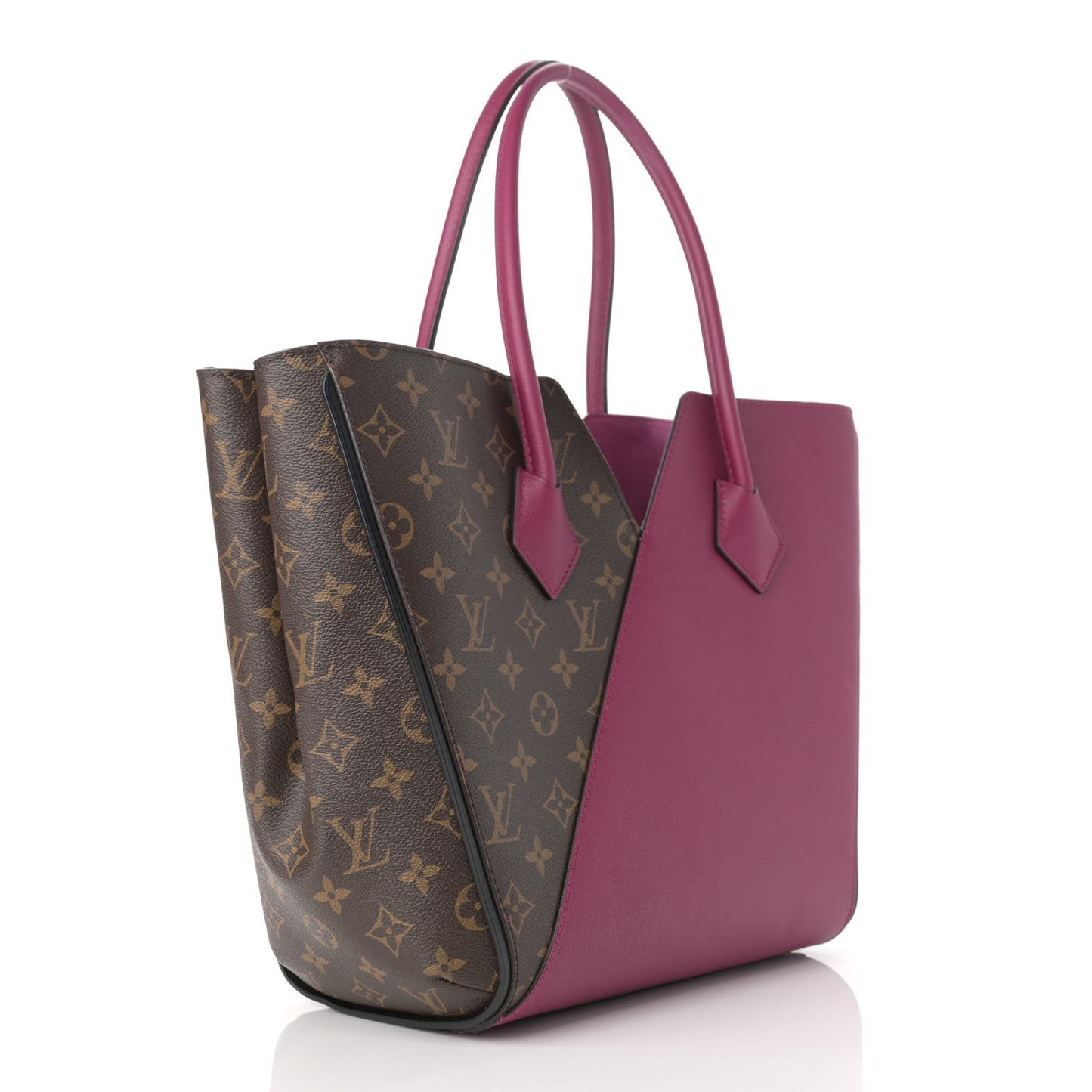 Calfskin Monogram Kimono Tote Grape