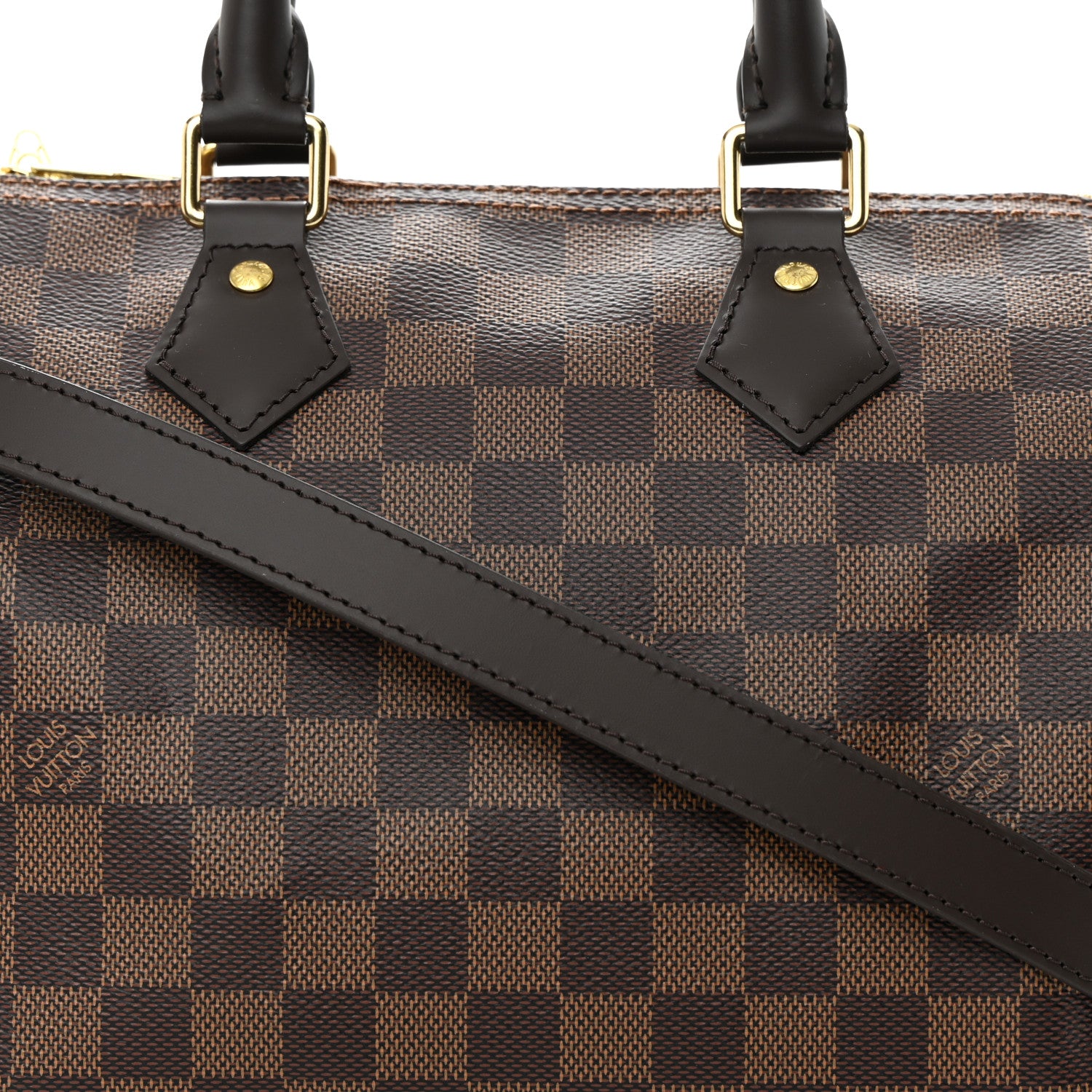 Louis Vuitton Damier Ebene Speedy Bandouliere 25 7 of 11