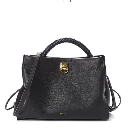 Mulberry Heavy Grain Iris Tote Midnight Black 1 of 8