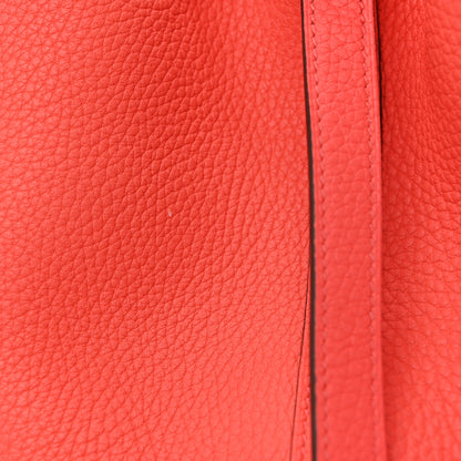 Hermes Taurillon Clemence Picotin Lock 22 MM Rose Jaipur 11 of 12