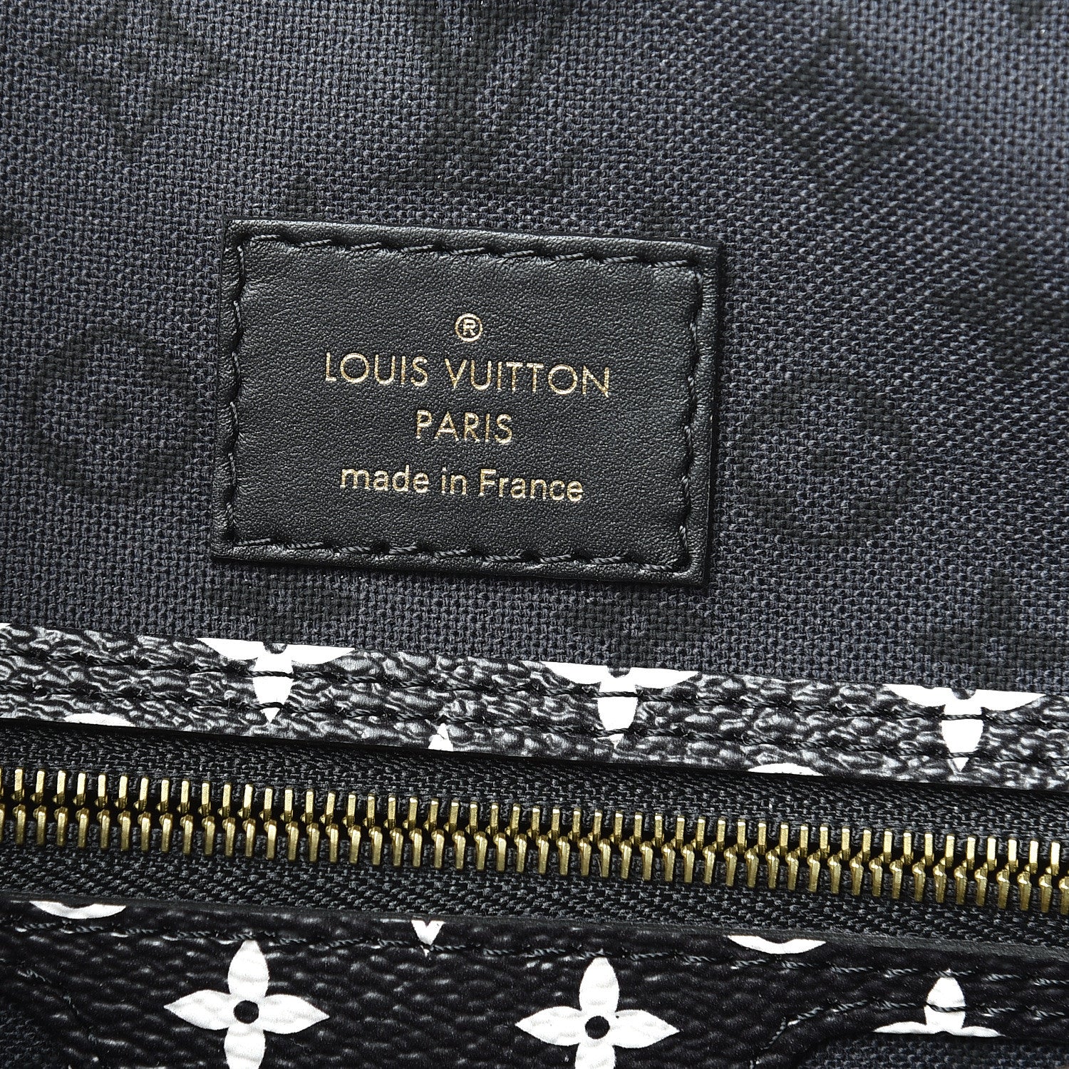 Louis Vuitton Monogram Giant Crafty Neverfull MM Creme Rouge Black 5 of 9