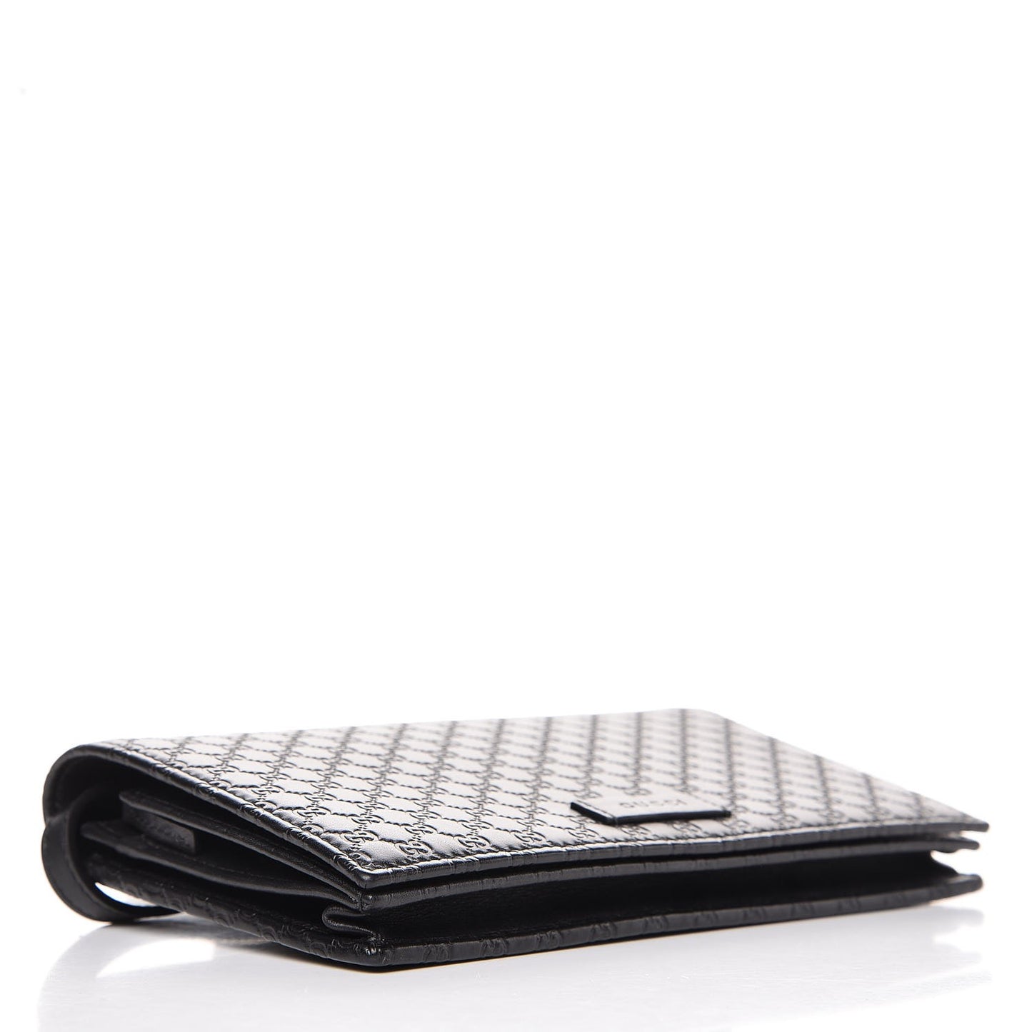 Microguccissima Crossbody Wallet Black